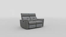 Load image into Gallery viewer, ESF 8501 Dark Grey Loveseat w/Manual Recliner