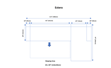 Load image into Gallery viewer, ESF Estero Sectional Right with Bed and storage