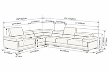 Load image into Gallery viewer, ESF 2119 Sectional - White