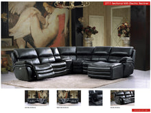 Load image into Gallery viewer, ESF 2711 Sectional with 3 Electric Recliners DARK GREY