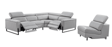 Load image into Gallery viewer, ESF 2787 Sectional with Recliners – Light Grey