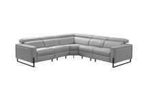 Load image into Gallery viewer, ESF 2787 Sectional with Recliners – Light Grey