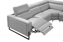 Load image into Gallery viewer, ESF 2787 Sectional with Recliners – Light Grey