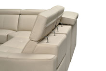 Load image into Gallery viewer, ESF 6021 Cream Sectional w/ manual recliners
