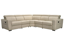 Load image into Gallery viewer, ESF 6021 Cream Sectional and armchair w/ manual recliners