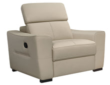 Load image into Gallery viewer, ESF 6021 Cream Sectional and armchair w/ manual recliners