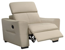 Load image into Gallery viewer, ESF 6021 Cream Sectional and armchair w/ manual recliners