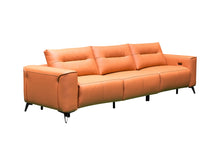 Load image into Gallery viewer, ESF Lex Orange Sofa w/recliner