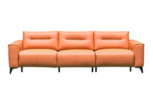Load image into Gallery viewer, ESF Lex Orange Sofa w/recliner