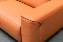 Load image into Gallery viewer, ESF Lex Orange Sofa w/recliner