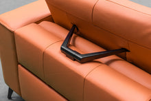 Load image into Gallery viewer, ESF Lex Orange Sofa w/recliner