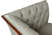 Load image into Gallery viewer, ESF 401 Grey Leather Sofa
