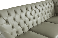 Load image into Gallery viewer, ESF 401 Grey Leather Sofa