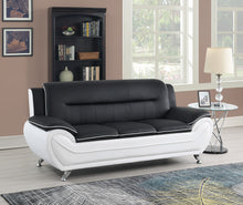 Load image into Gallery viewer, New York Black &amp; White Sofa &amp; Loveseat &amp; Chair