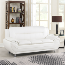 Load image into Gallery viewer, New York White Sofa &amp; Loveseat
