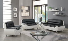 Load image into Gallery viewer, New York Black &amp; White Sofa &amp; Loveseat &amp; Chair