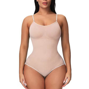 Women's Suspender Jumpsuit Fashion Casual Seamless Slim Body-shaping Corsets Bodysuit