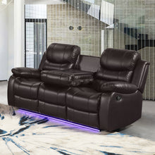 Load image into Gallery viewer, Orlando Brown Sofa &amp; Loveseat &amp; Chair