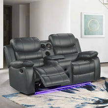 Load image into Gallery viewer, Orlando Gray Sofa &amp; Loveseat &amp; Chair