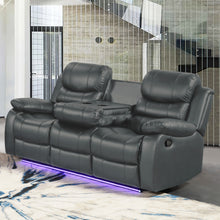 Load image into Gallery viewer, Orlando Gray Sofa &amp; Loveseat