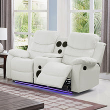Load image into Gallery viewer, Orlando White Sofa &amp; Loveseat &amp; Chair