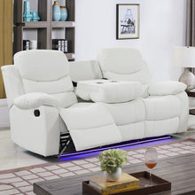 Load image into Gallery viewer, Orlando White Sofa &amp; Loveseat