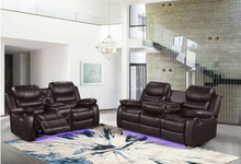 Load image into Gallery viewer, Orlando Brown Sofa &amp; Loveseat &amp; Chair