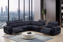 Load image into Gallery viewer, Phoenix Black 6-pc Sectional New