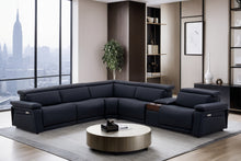 Load image into Gallery viewer, Phoenix Black 6-pc Sectional New
