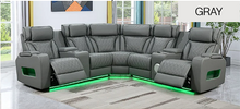 Load image into Gallery viewer, Houston Gray 3-pc Sectional