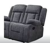 Load image into Gallery viewer, Tampa Gray Sofa &amp; Loveseat &amp; Chair