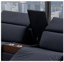 Load image into Gallery viewer, Phoenix Black 6-pc Sectional