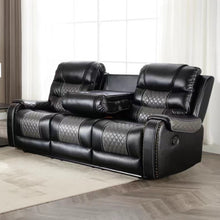 Load image into Gallery viewer, South Sarasota Black Sofa &amp; Loveseat &amp; Chair