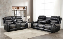 Load image into Gallery viewer, South Sarasota Black Sofa &amp; Loveseat