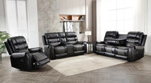 Load image into Gallery viewer, South Sarasota Black Sofa &amp; Loveseat &amp; Chair