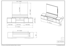 Load image into Gallery viewer, ESF Granada TV Base w/Panel