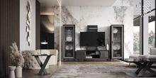 Load image into Gallery viewer, ESF Krystal TV Cabinet + Wall Panel w/ Led light