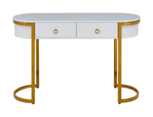 Load image into Gallery viewer, ESF 131 Hallway Console Table White/Gold