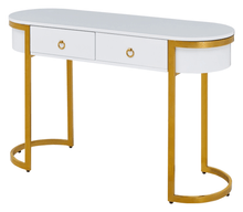 Load image into Gallery viewer, ESF 131 Hallway Console Table White/Gold