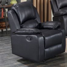 Load image into Gallery viewer, Wesley Black Sofa &amp; Loveseat &amp; Chair