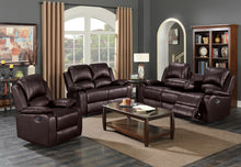 Load image into Gallery viewer, Wesley Brown Sofa &amp; Loveseat &amp; Chair