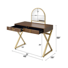Load image into Gallery viewer, Acme Coleen Vanity Desk W/Mirror &amp; Jewelry Tray