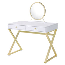 Load image into Gallery viewer, Acme Coleen Vanity Desk W/Mirror &amp; Jewelry Tray