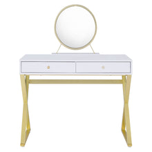 Load image into Gallery viewer, Acme Coleen Vanity Desk W/Mirror &amp; Jewelry Tray