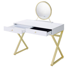 Load image into Gallery viewer, Acme Coleen Vanity Desk W/Mirror &amp; Jewelry Tray