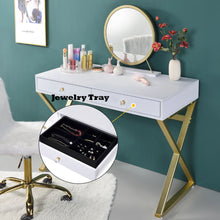 Load image into Gallery viewer, Acme Coleen Vanity Desk W/Mirror &amp; Jewelry Tray