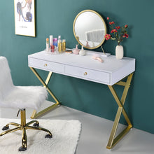 Load image into Gallery viewer, Acme Coleen Vanity Desk W/Mirror &amp; Jewelry Tray