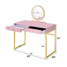Load image into Gallery viewer, Acme Coleen Vanity Desk W/Mirror &amp; Jewelry Tray
