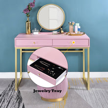 Load image into Gallery viewer, Acme Coleen Vanity Desk W/Mirror &amp; Jewelry Tray