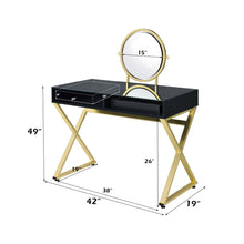 Load image into Gallery viewer, Acme Coleen Vanity Desk W/Mirror &amp; Jewelry Tray